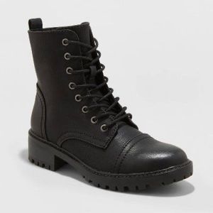 Universal Thread Kamryn Faux Leather Combat Boot